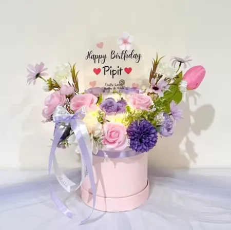 Bloom Box Akrilik Ucapan Ulang Tahun Babakan Ciparay